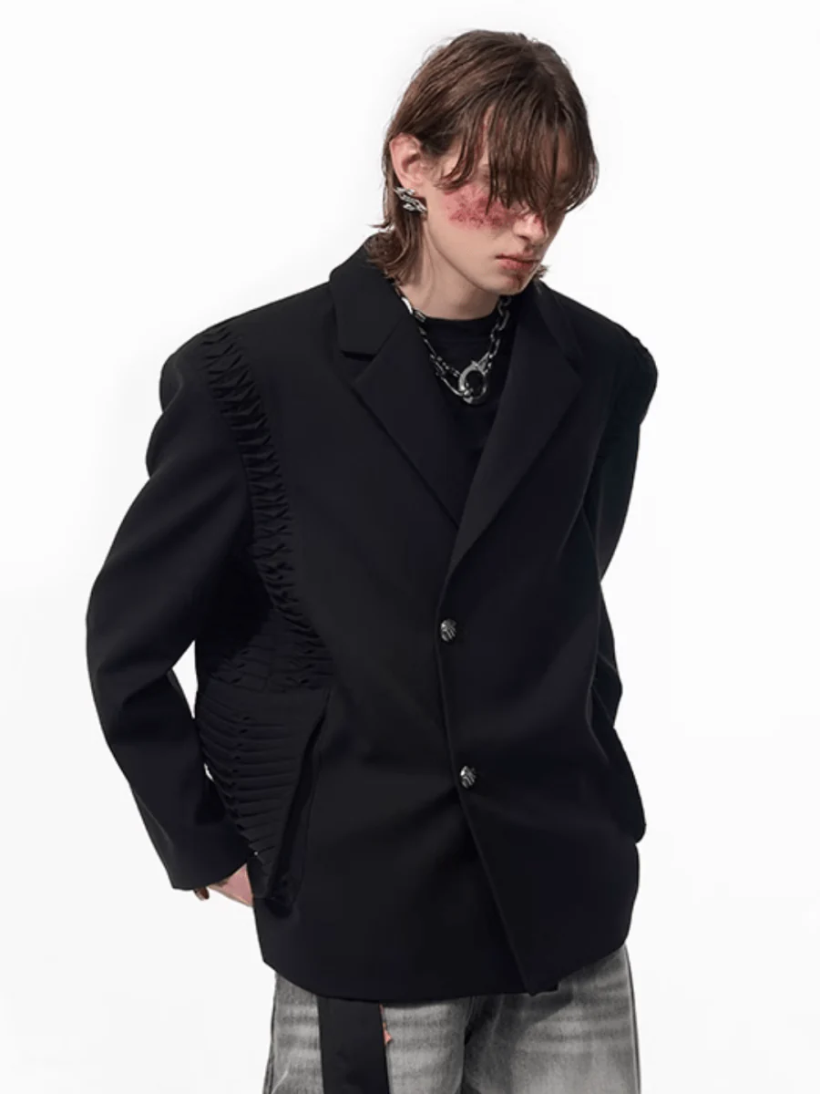 [STARTEXCEEDEND] two-piece layered suit jacket st1877