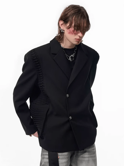 [STARTEXCEEDEND] two-piece layered suit jacket st1877
