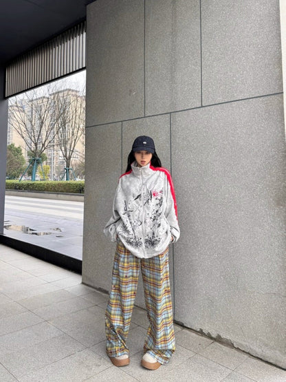 [BLACKBB] COLORBLOCK STREET JACKET st5041