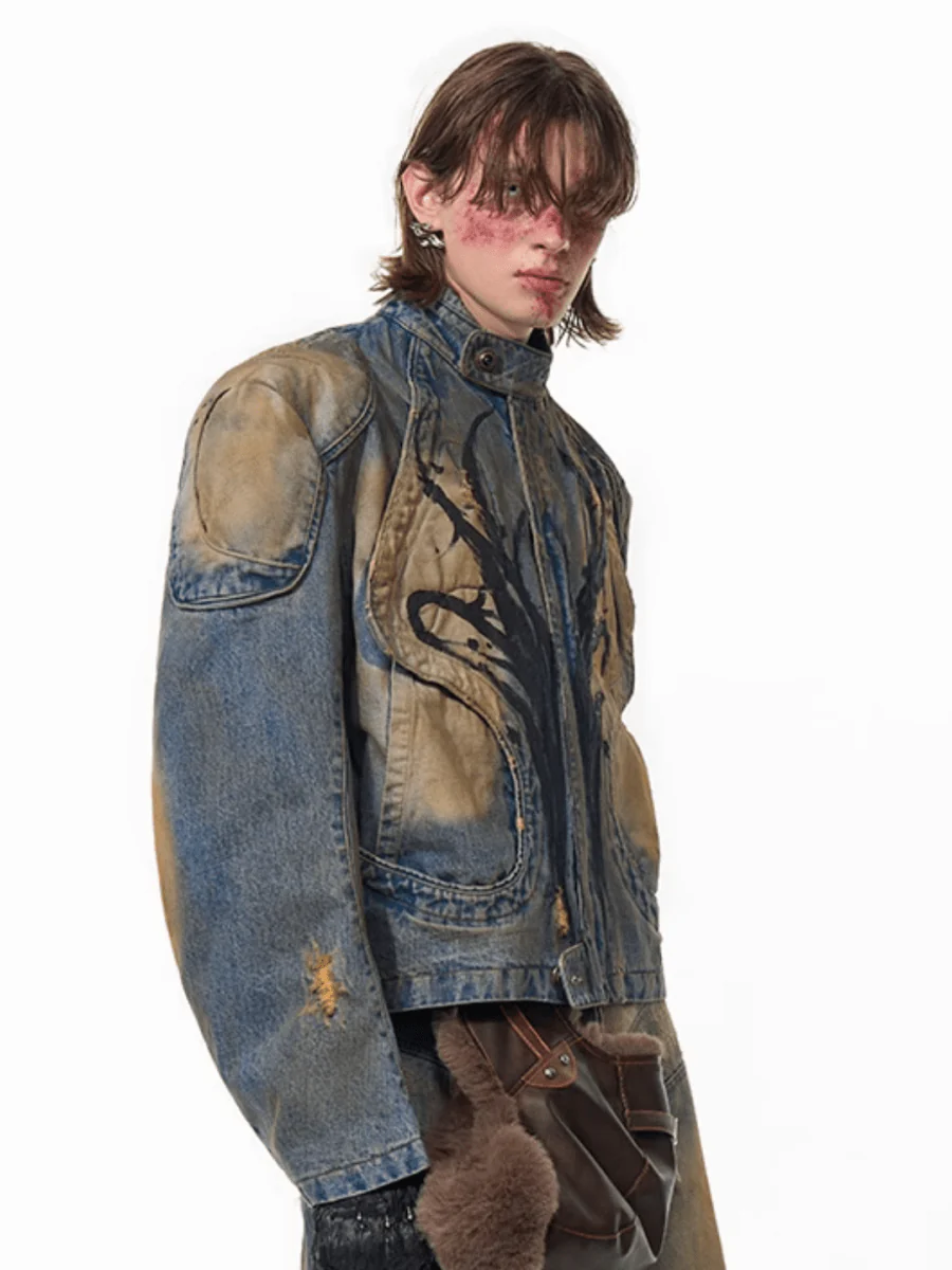 [STARTEXCEEDEND] denim jacket + bottoms st1882