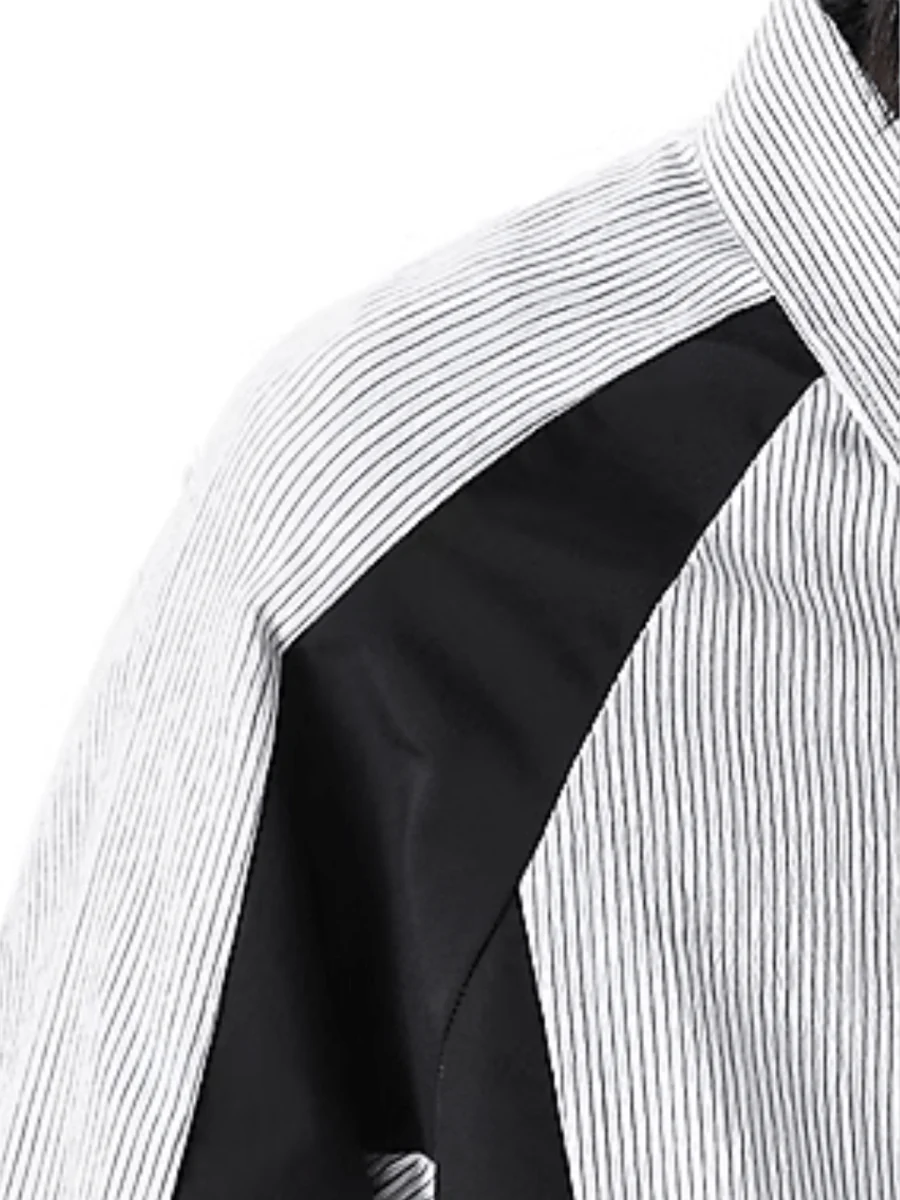 [TREND ST] striped shirt st1859