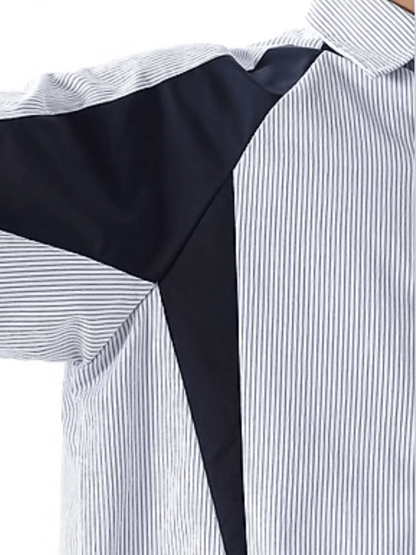 [TREND ST] striped shirt st1859