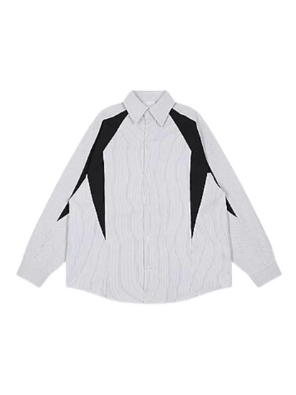 [TREND ST] striped shirt st1859