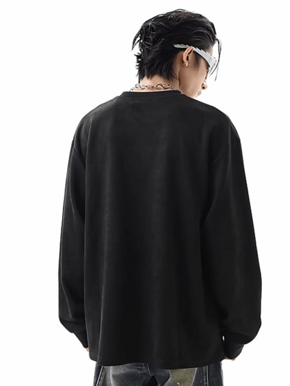 [TREND ST] round neck sweater st1856