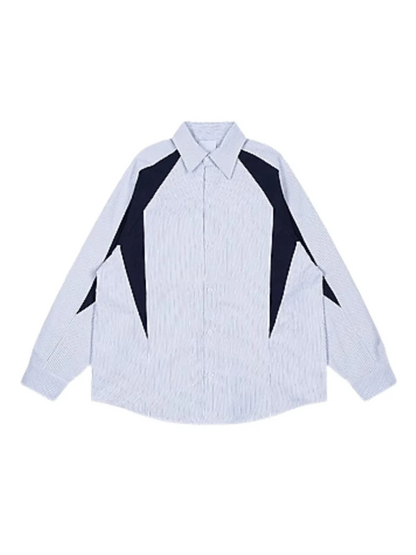 [TREND ST] striped shirt st1859