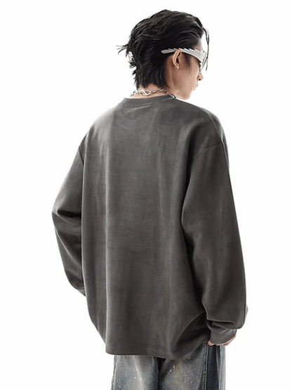 [TREND ST] round neck sweater st1856
