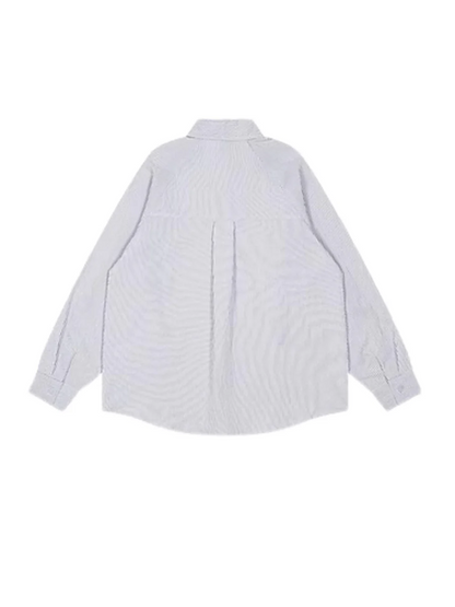 [TREND ST] striped shirt st1859