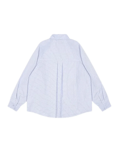 [TREND ST] striped shirt st1859