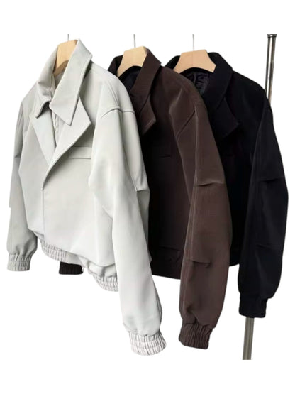 TEXTURED PANELLED PADDED JACKET st5034