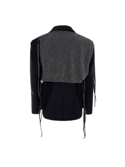 [STARTEXCEEDEND] two-piece layered suit jacket st1877