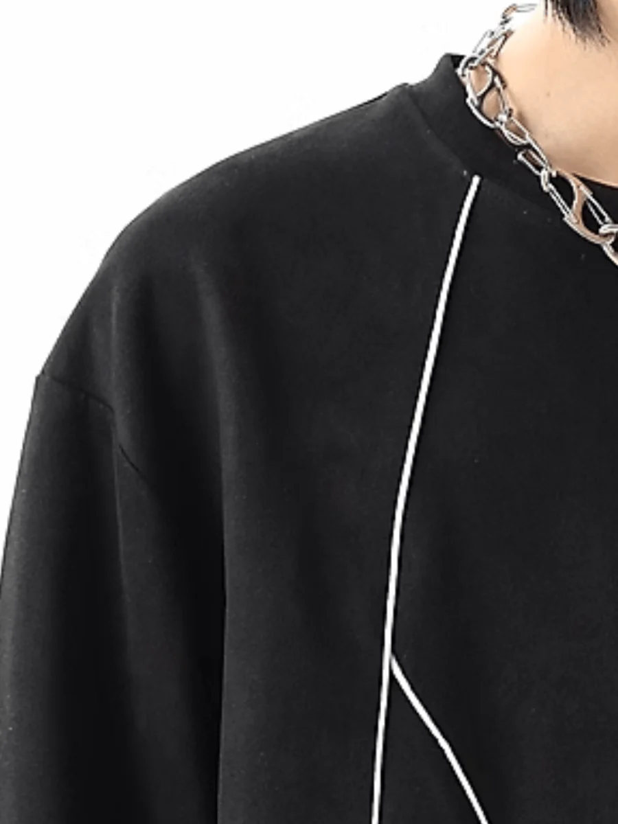 [TREND ST] round neck sweater st1856