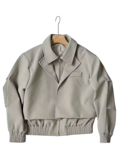 TEXTURED PANELLED PADDED JACKET st5034
