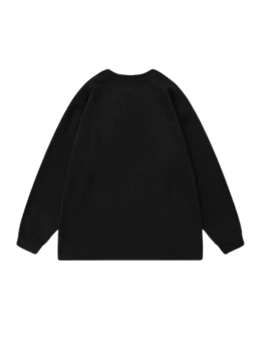 [TREND ST] round neck sweater st1856