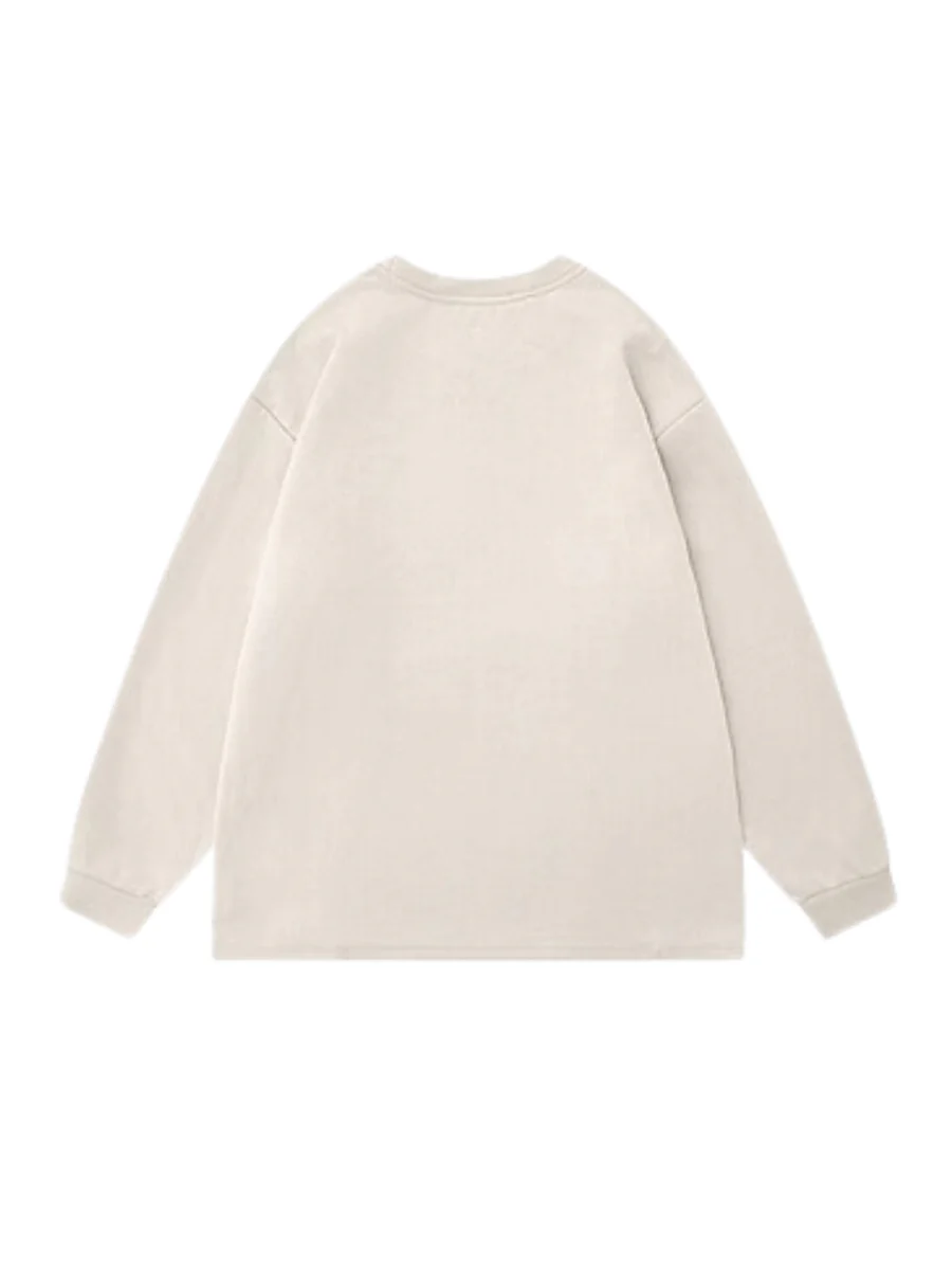 [TREND ST] round neck sweater st1856