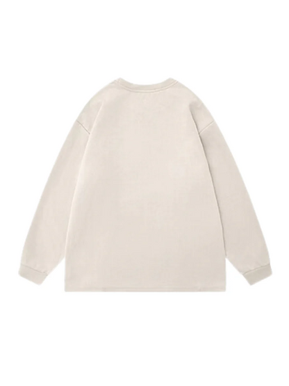 [TREND ST] round neck sweater st1856