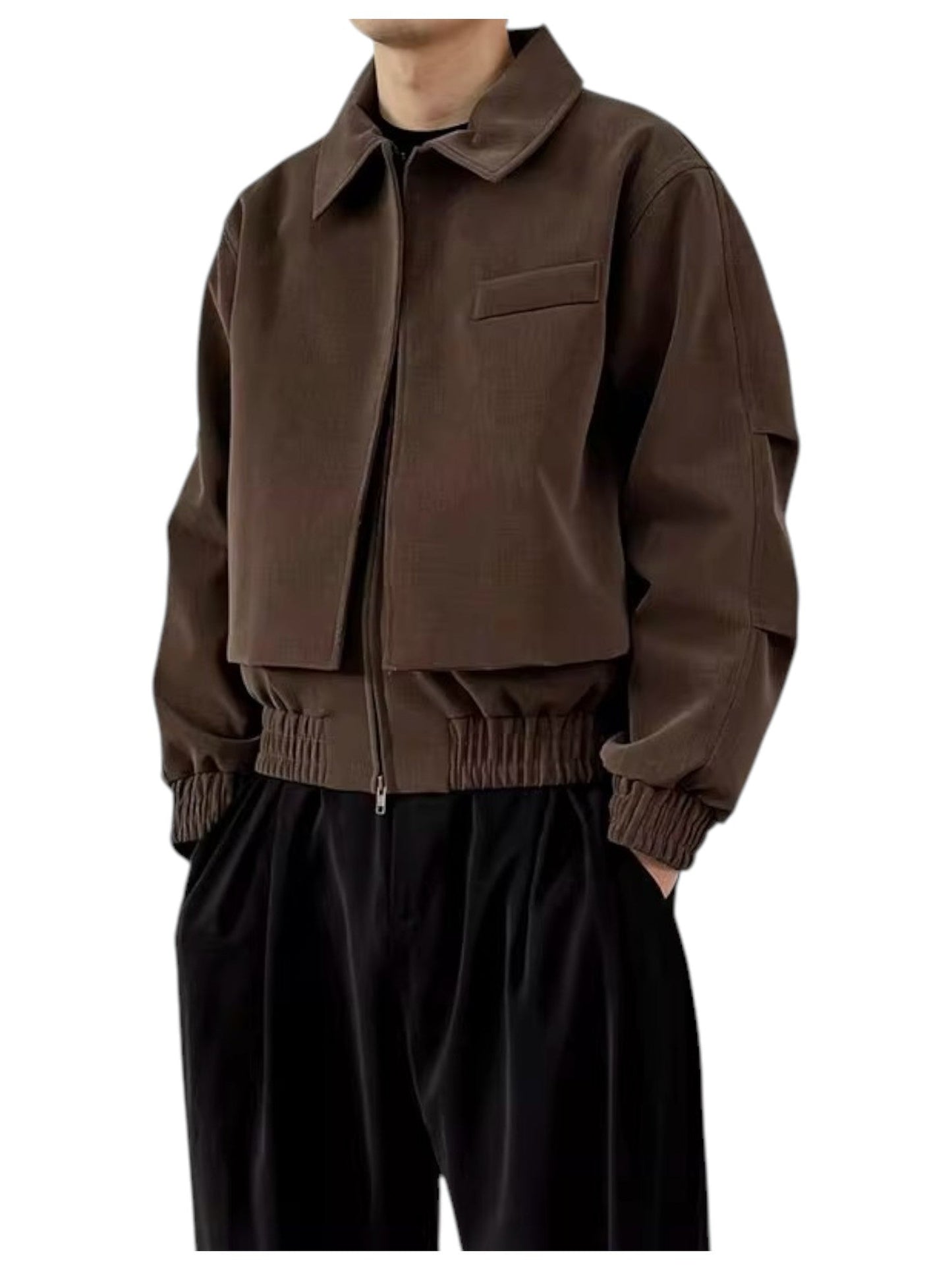TEXTURED PANELLED PADDED JACKET st5034
