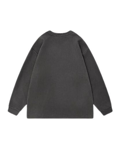 [TREND ST] round neck sweater st1856