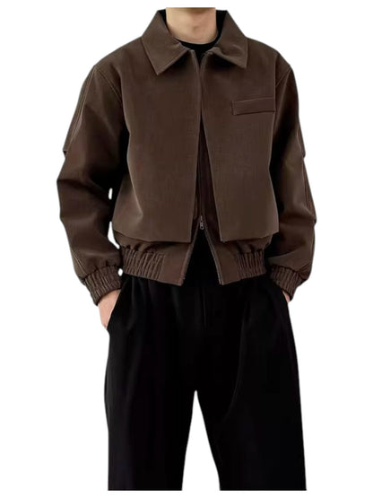 TEXTURED PANELLED PADDED JACKET st5034