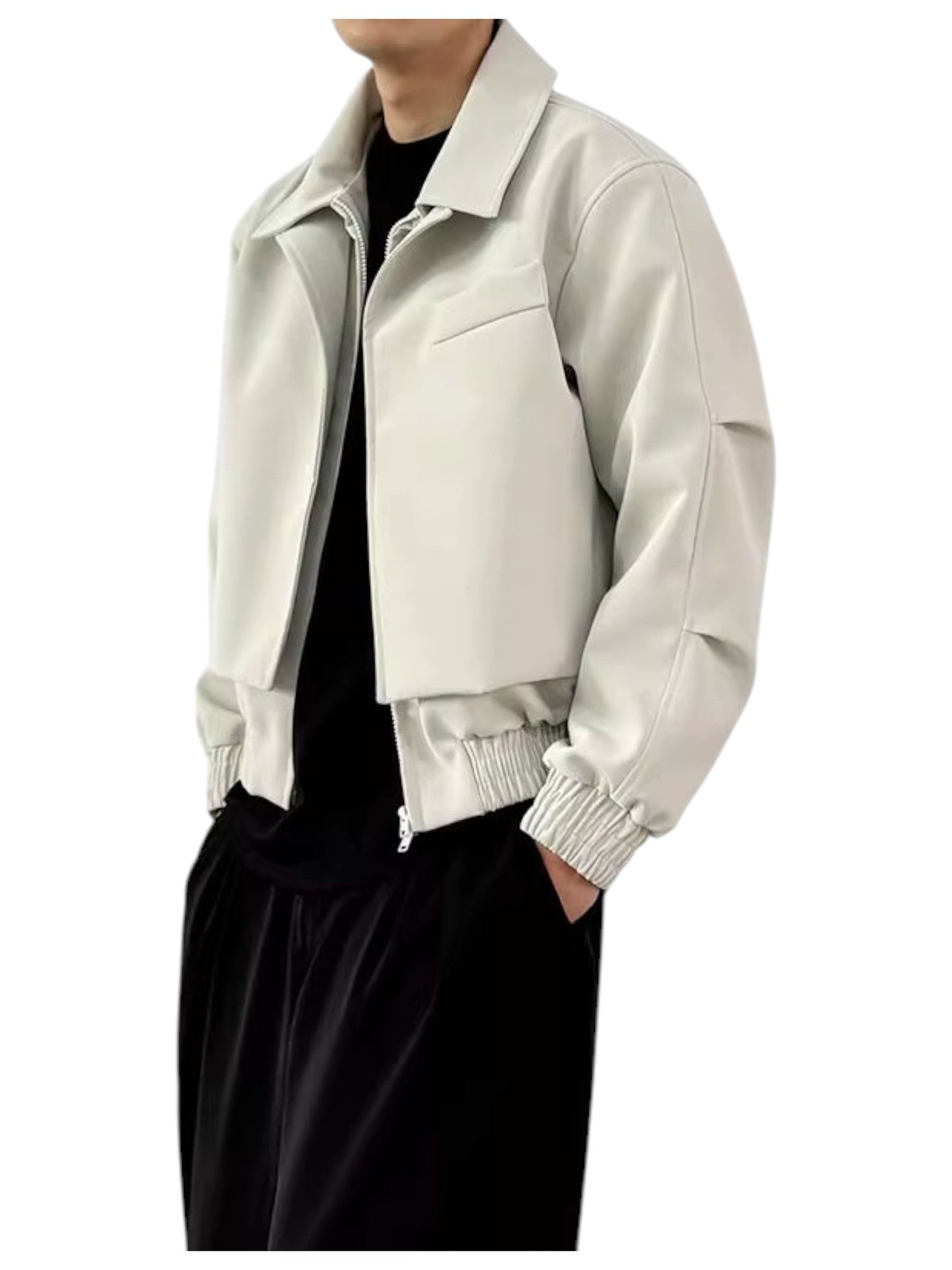 TEXTURED PANELLED PADDED JACKET st5034