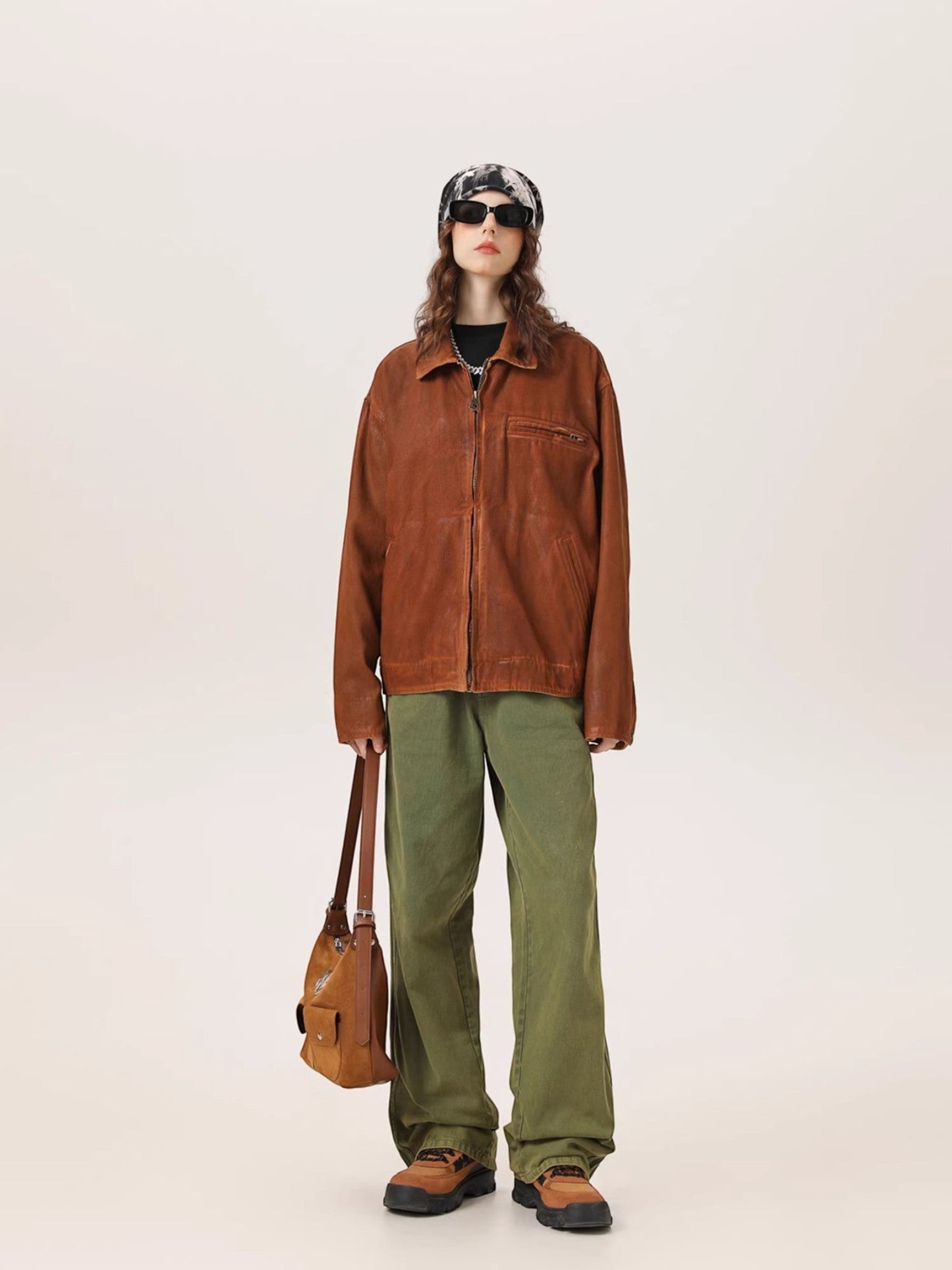 [ZETITI] DETROIT COLLAR-DYED JACKET st5037