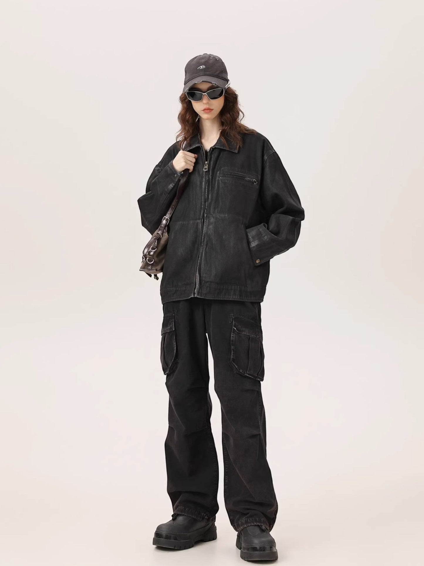 [ZETITI] DETROIT COLLAR-DYED JACKET st5037