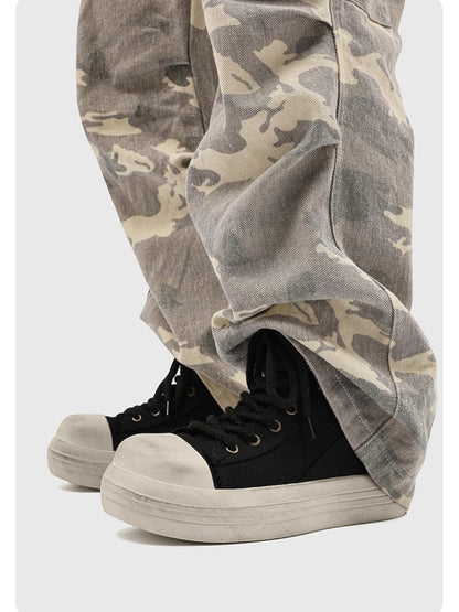 OVERSIZED TOE CANVAS SHOES st5043