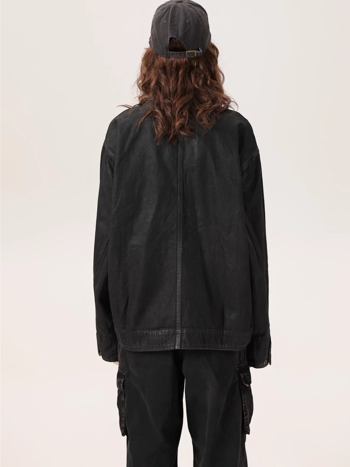 [ZETITI] DETROIT COLLAR-DYED JACKET st5037
