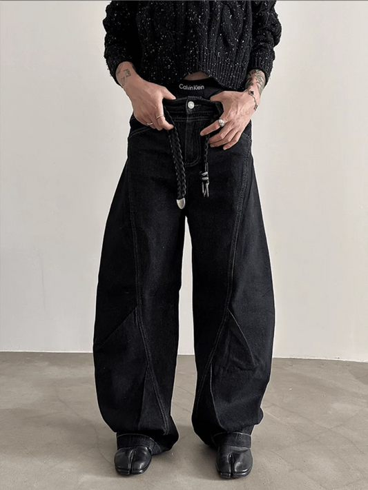 [GENESISBOY]Black Washed Jeans st1838