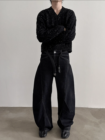 [GENESISBOY]Black Washed Jeans st1838