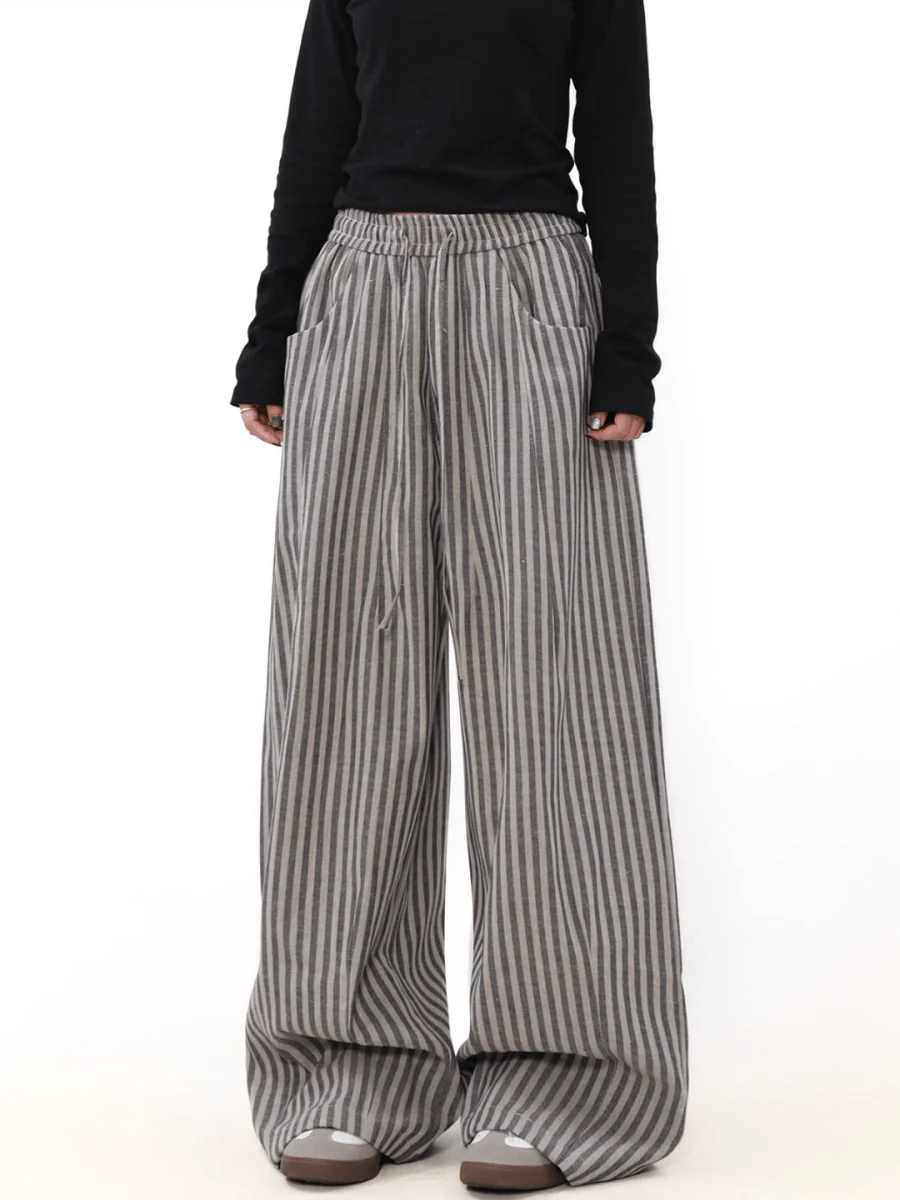 [MRNEARLY] stripes street pants st1842