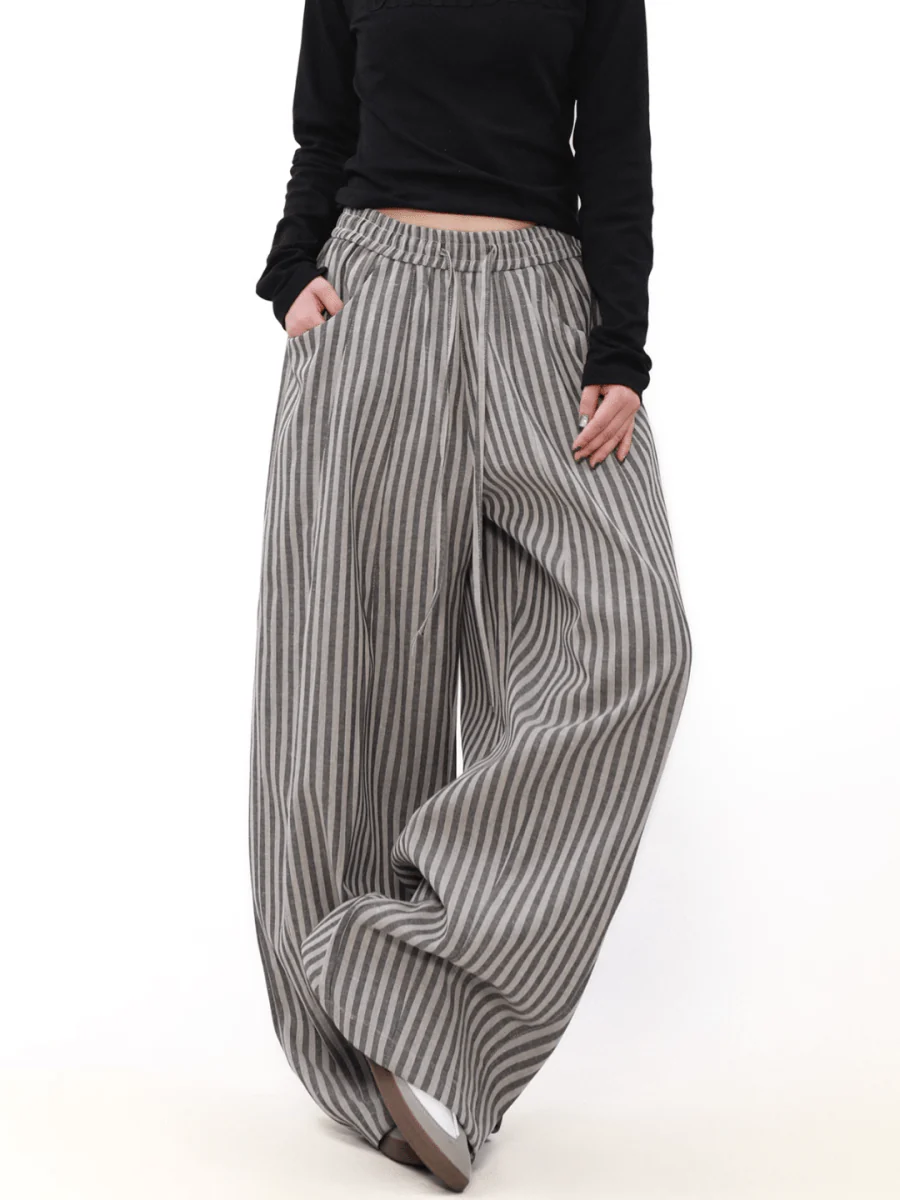 [MRNEARLY] stripes street pants st1842