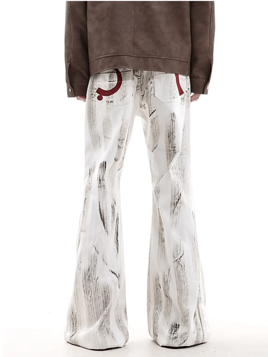 [TREND ST]white hole jeans st1852
