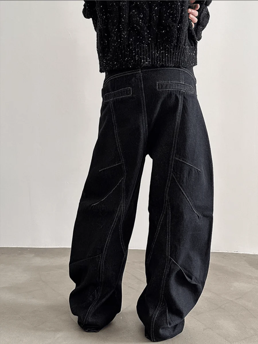 [GENESISBOY]Black Washed Jeans st1838