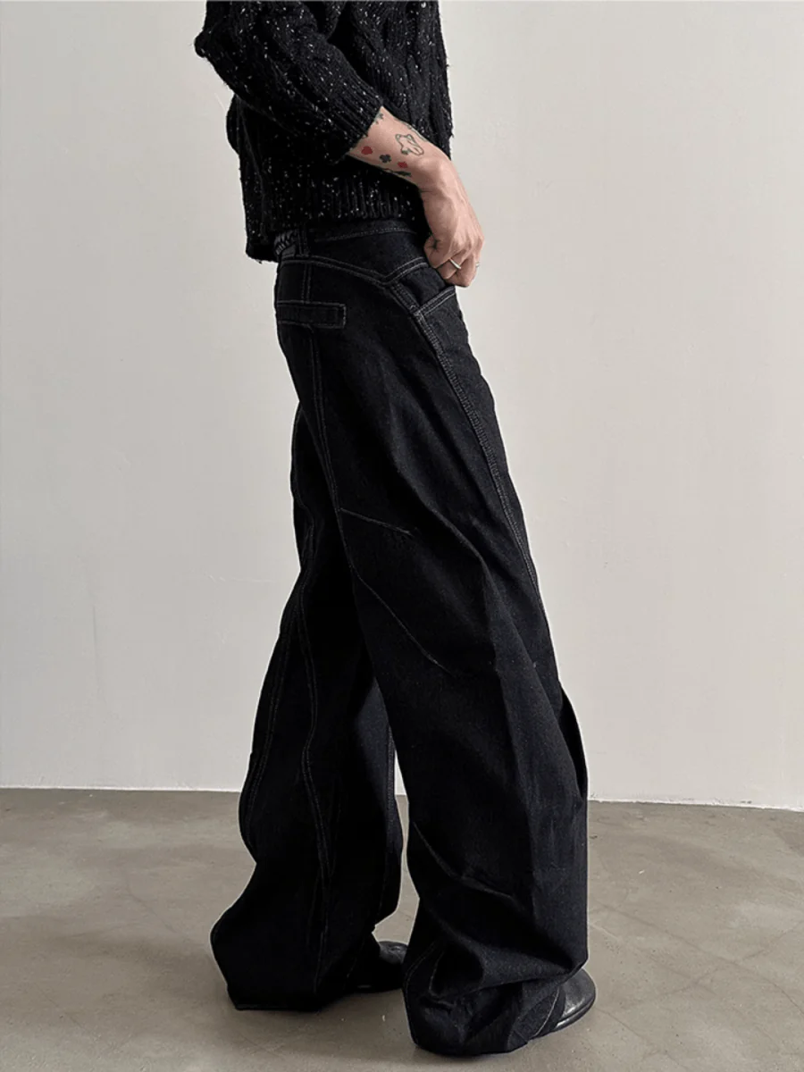 [GENESISBOY]Black Washed Jeans st1838