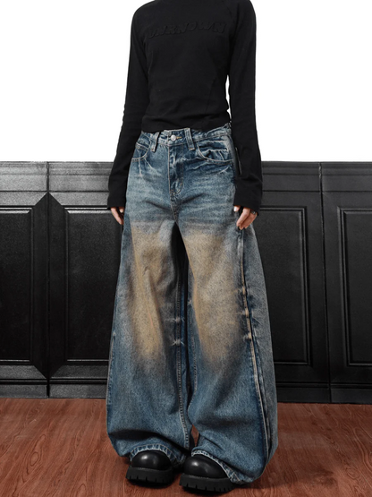 [MRNEARLY] aged jeans st1843